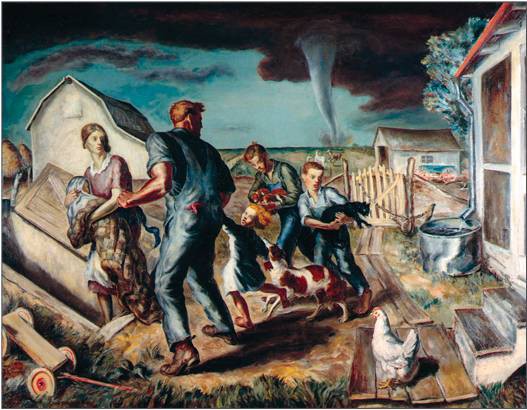 famous tornado painting