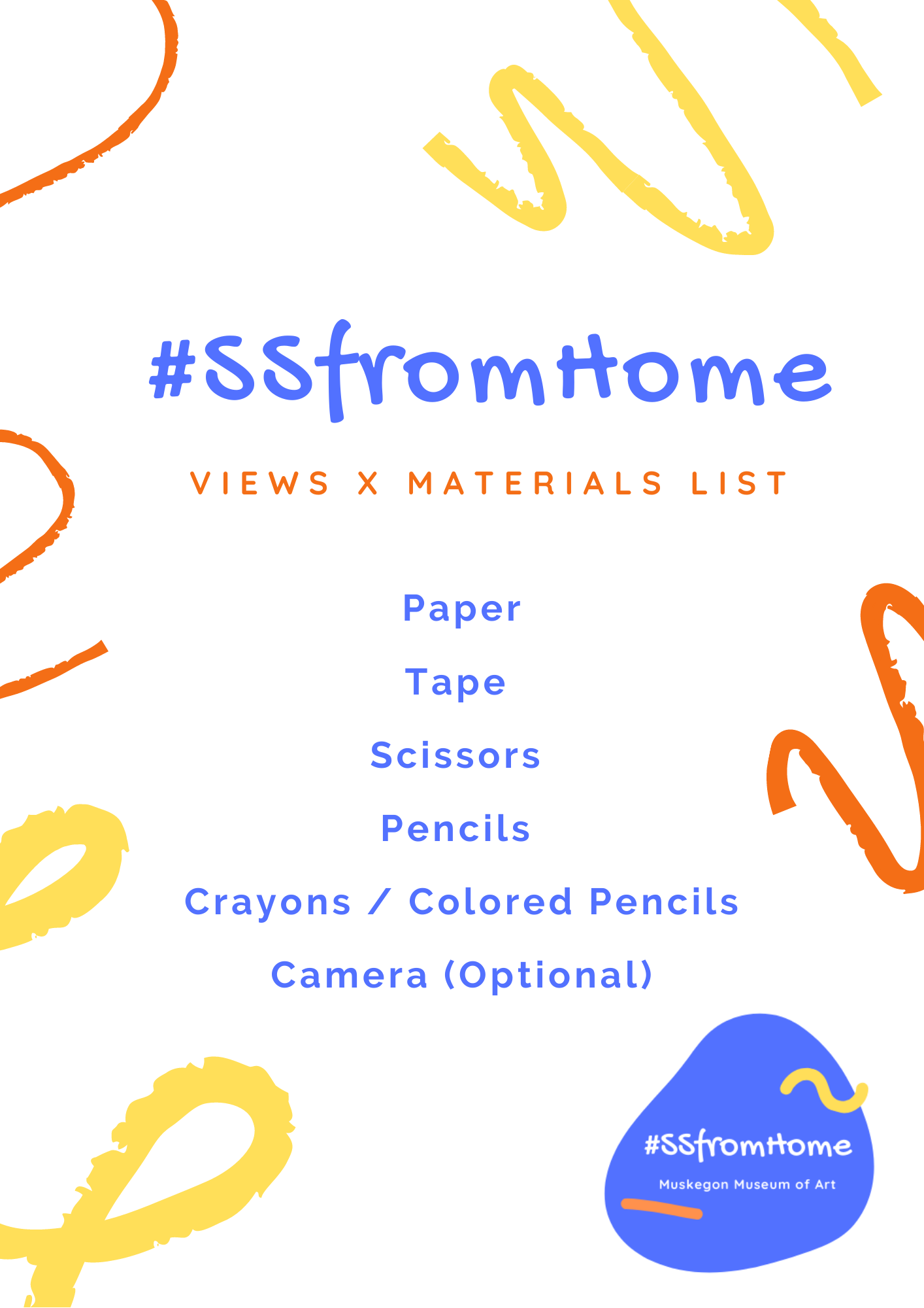 Views SSfromHome Material List Muskegon Art Museum